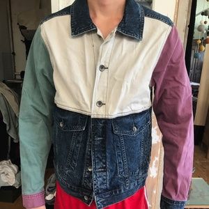 Urban Outfitters BDG denim color block jacket